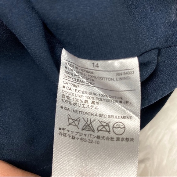 Banana Republic Woven Blue and Cream Mini Skirt 14 - Picture 7 of 8